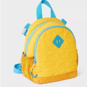 Mini Adaptive Smiley Quilted Backpack by Cat & Jack | NWT